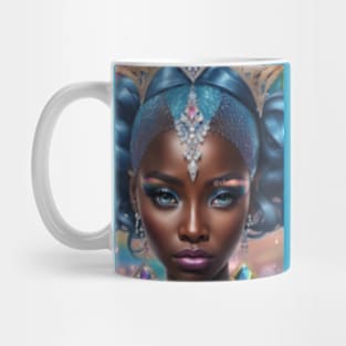 Black Rainbow Barbie Mug